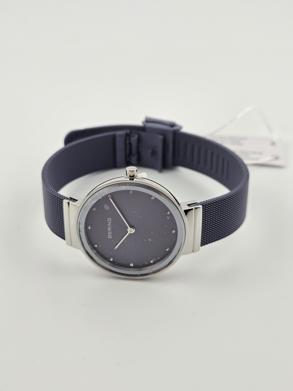 Bering Women's Watch Classic 10131-909 Lavender Dial Mesh Stainless Steel